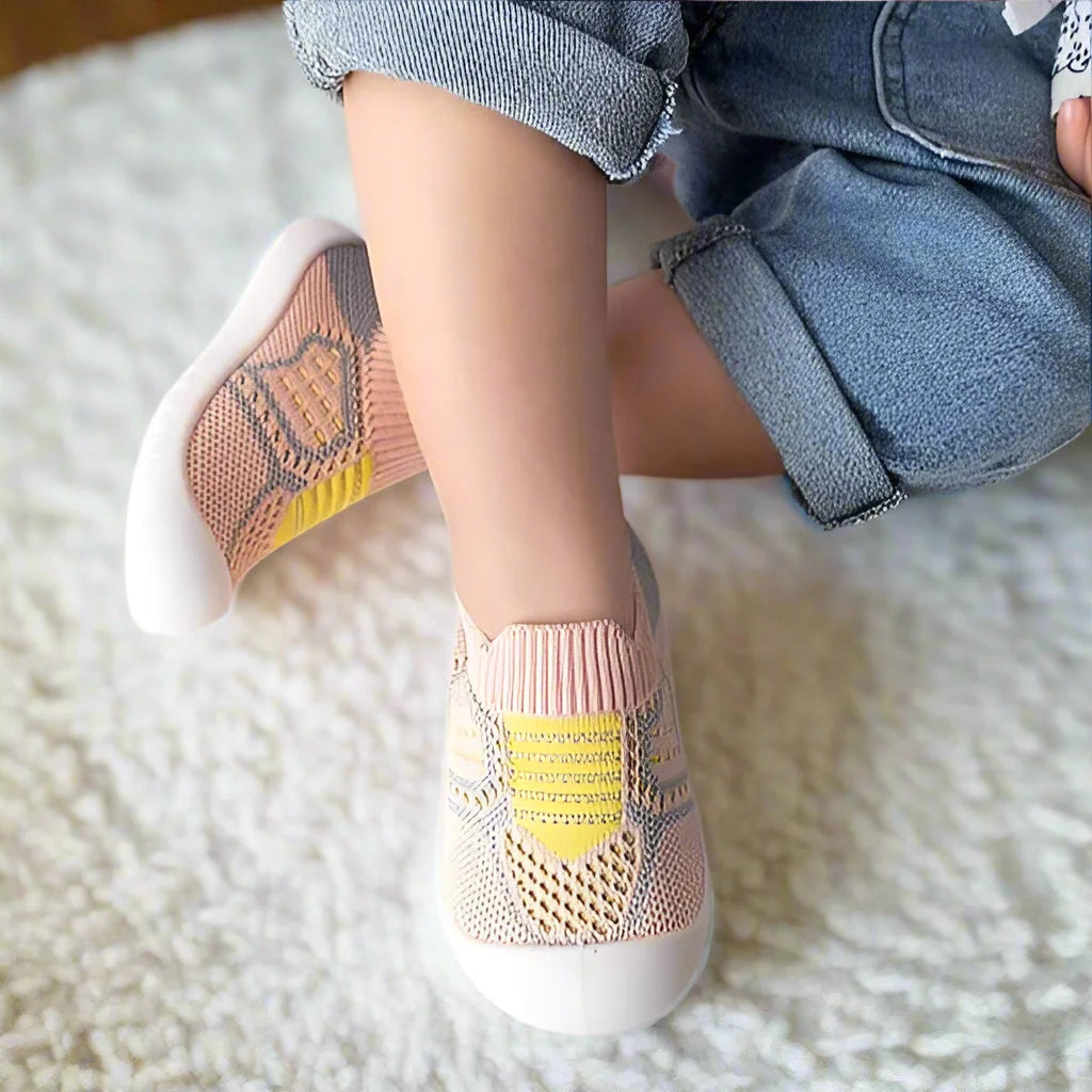 Baby Shoes Breathable Mesh Non-Slip Rubber Soles