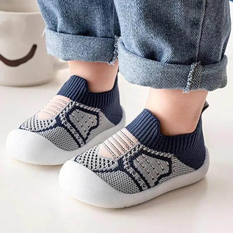 Baby Shoes Breathable Mesh Non-Slip Rubber Soles
