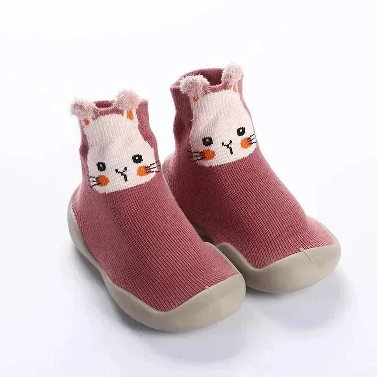 Baby Socks Non-Slip Soft Sole Breathable Animal Designs