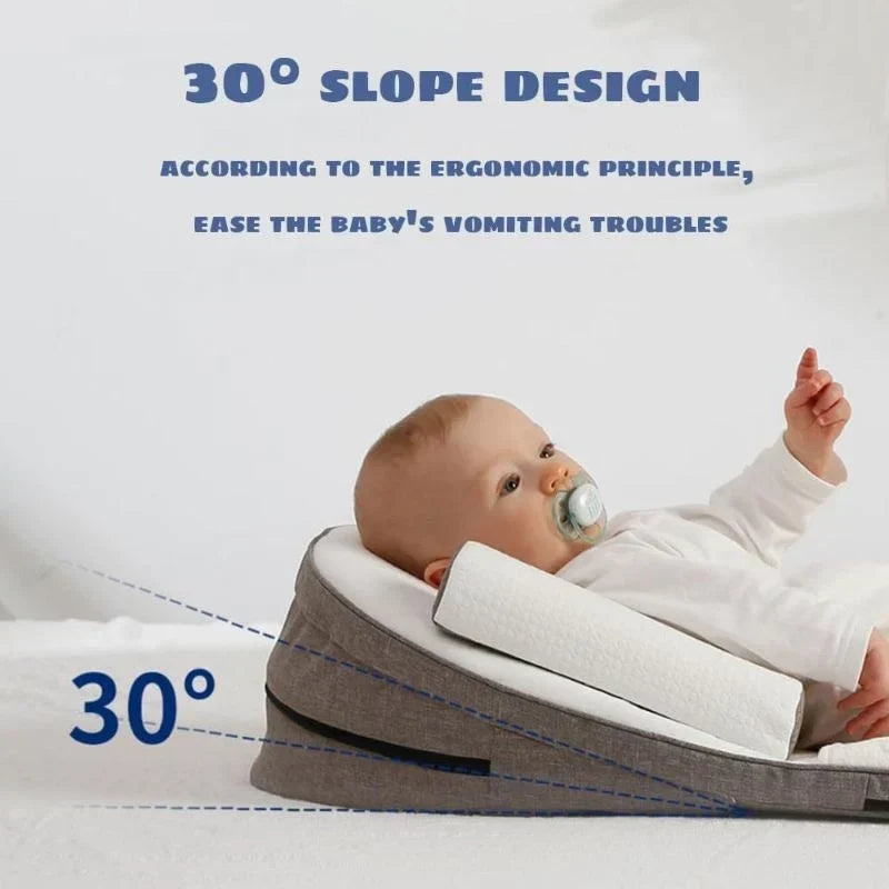 Baby Support Pillow Memory Foam Wedge Washable Cover