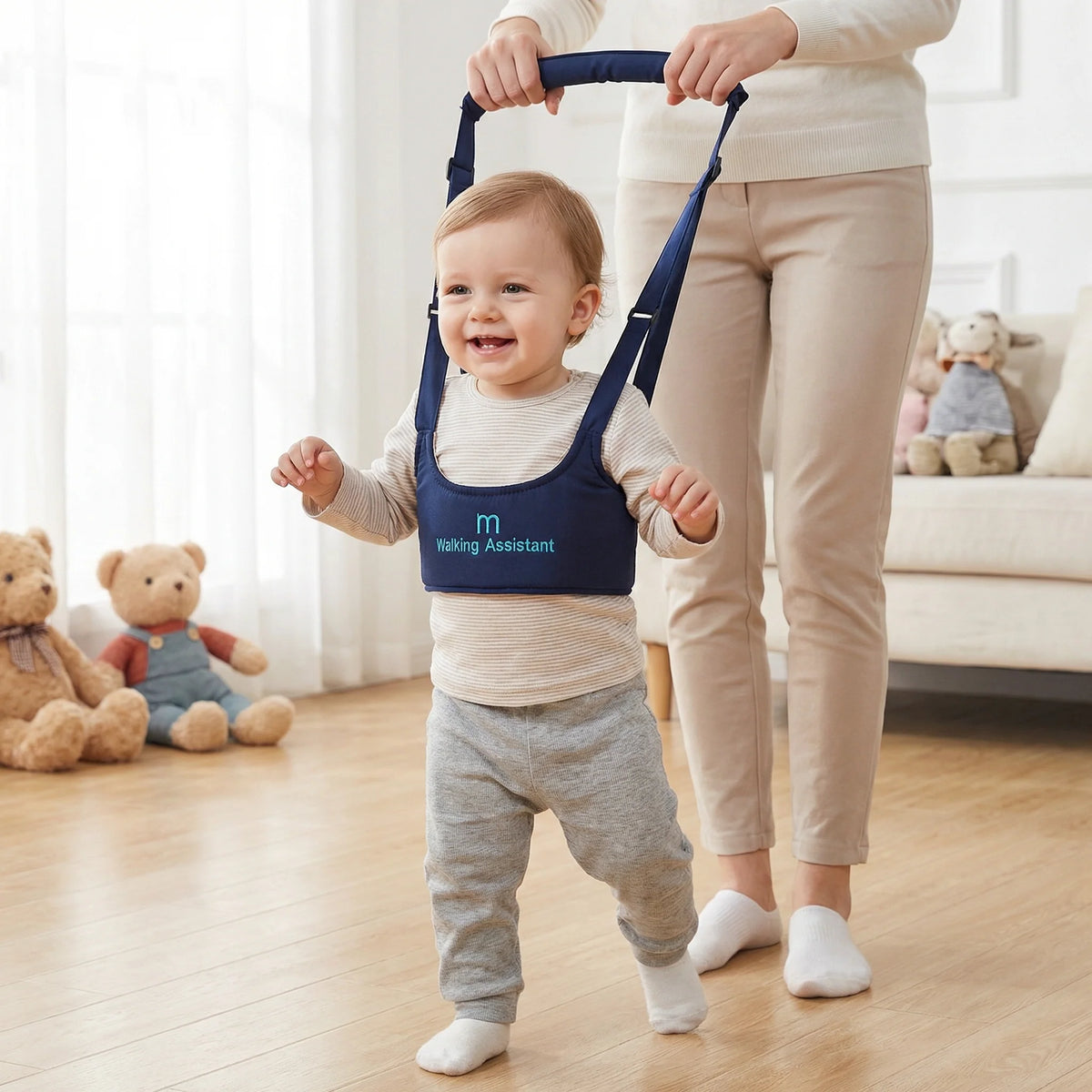 Baby Walking Harness Adjustable Chest Support Control Strap