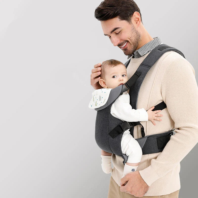 Baby Wrap Carrier M-Position Leg Support & Multi-Position Carry