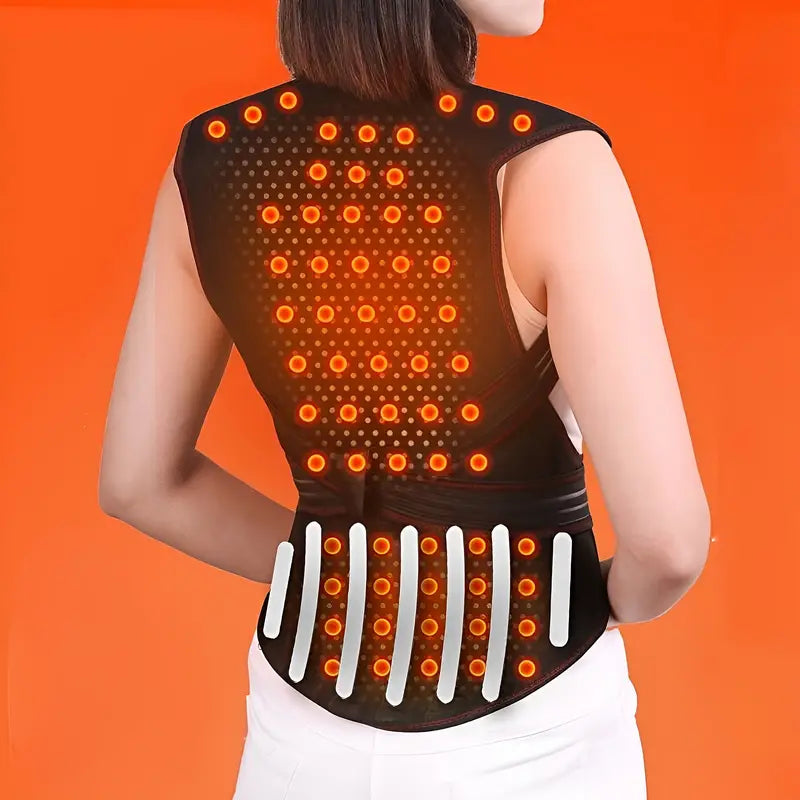 Back Brace Magnetic Infrared Warmth Adjustable Lumbar Support