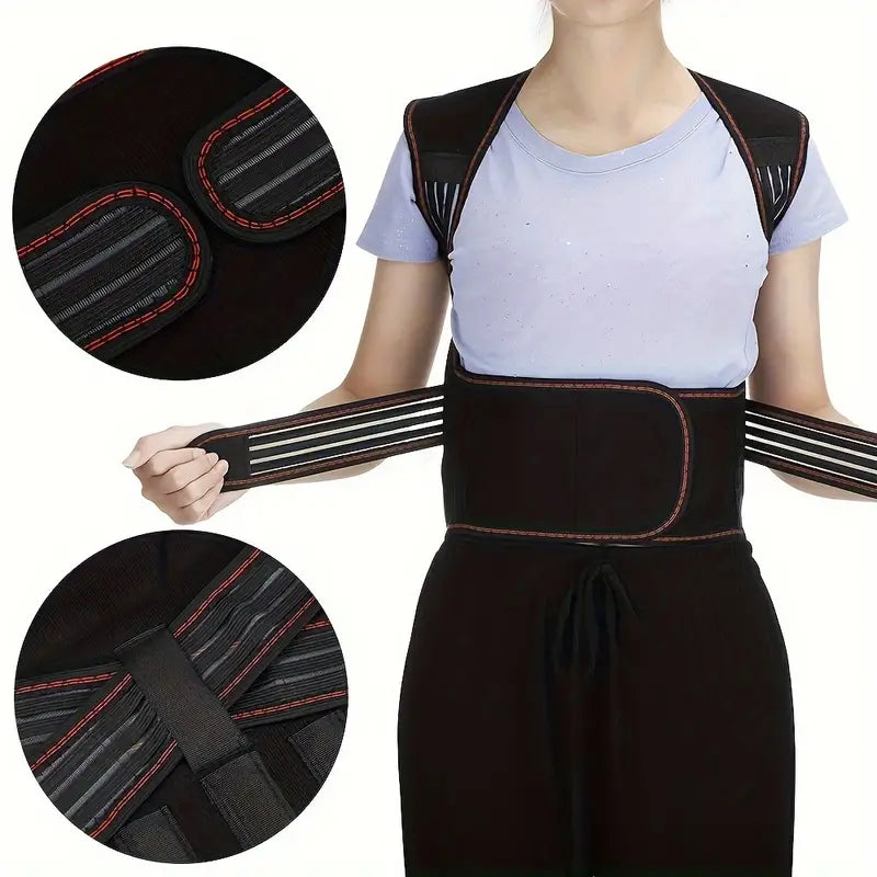 Back Brace Magnetic Infrared Warmth Adjustable Lumbar Support