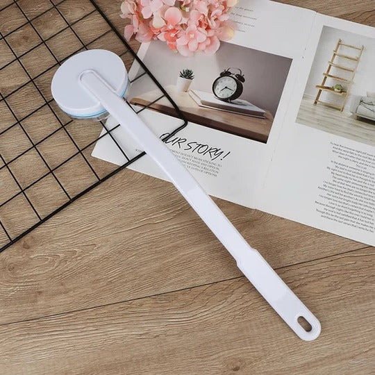 Back Lotion Applicator Adjustable Long Handle & Roll-On Massager