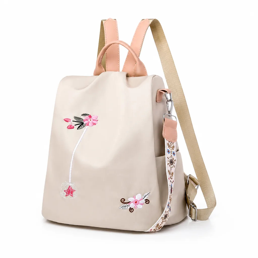 Backpack Anti-Theft Back-Opening Waterproof Oxford