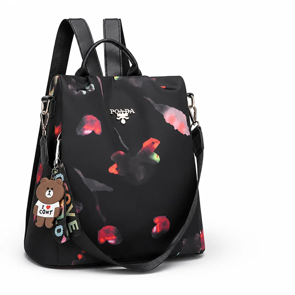 Backpack Anti-Theft Back-Opening Waterproof Oxford