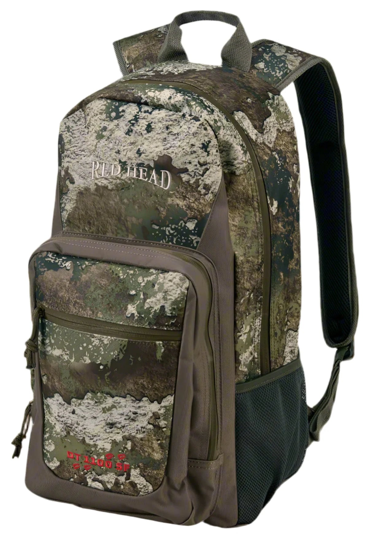 Backpack Camouflage Zippered Pockets Padded Straps