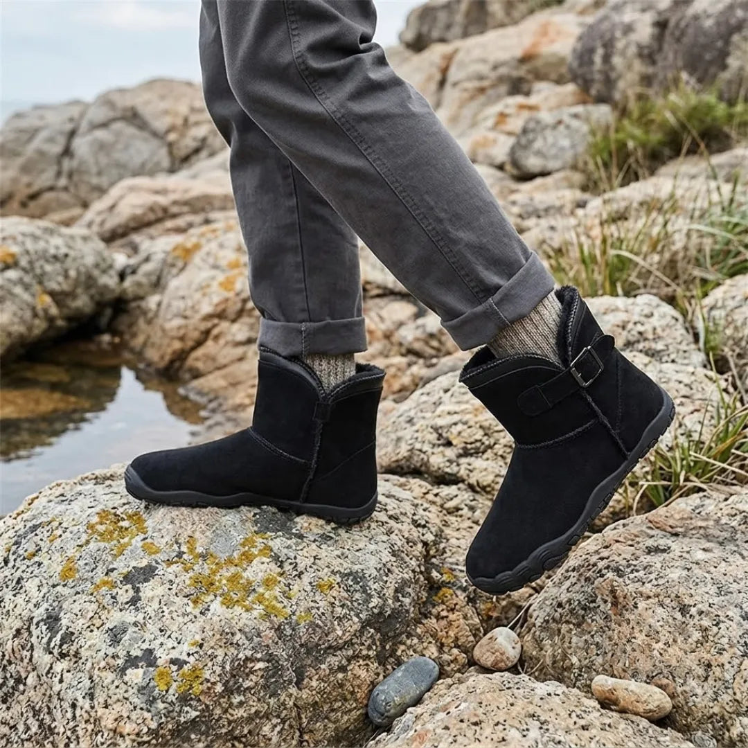Barefoot Boots Waterproof Warm Lining Non-Slip Outsole
