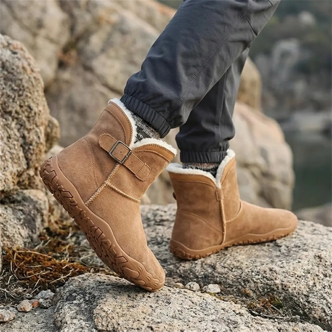 Barefoot Boots Waterproof Warm Lining Non-Slip Outsole