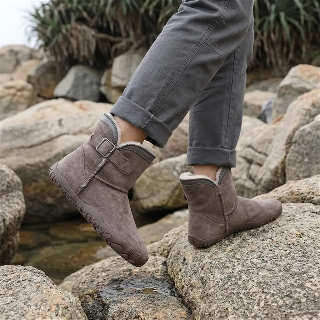 Barefoot Boots Waterproof Warm Lining Non-Slip Outsole