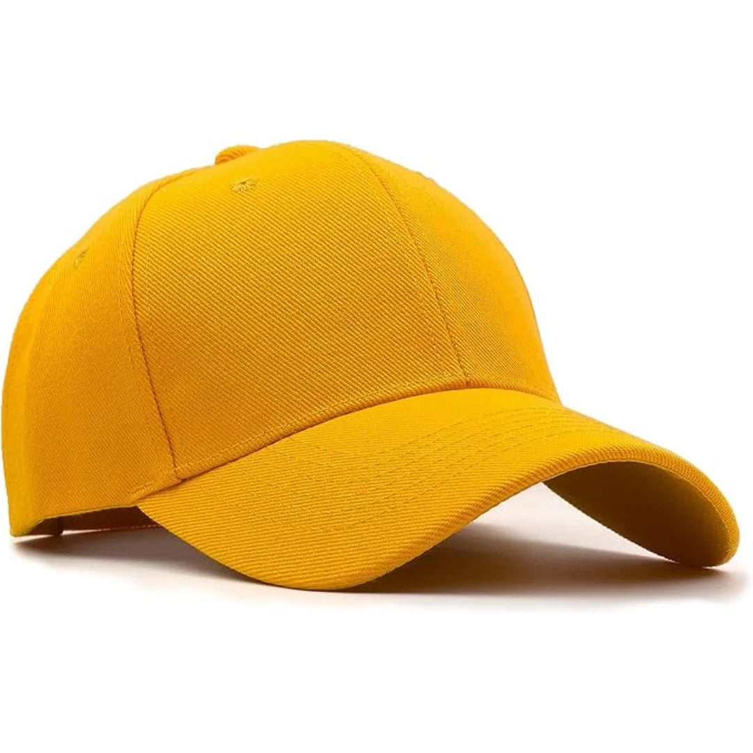 Baseball Cap Structured Crown Adjustable Closure Durable Fabric