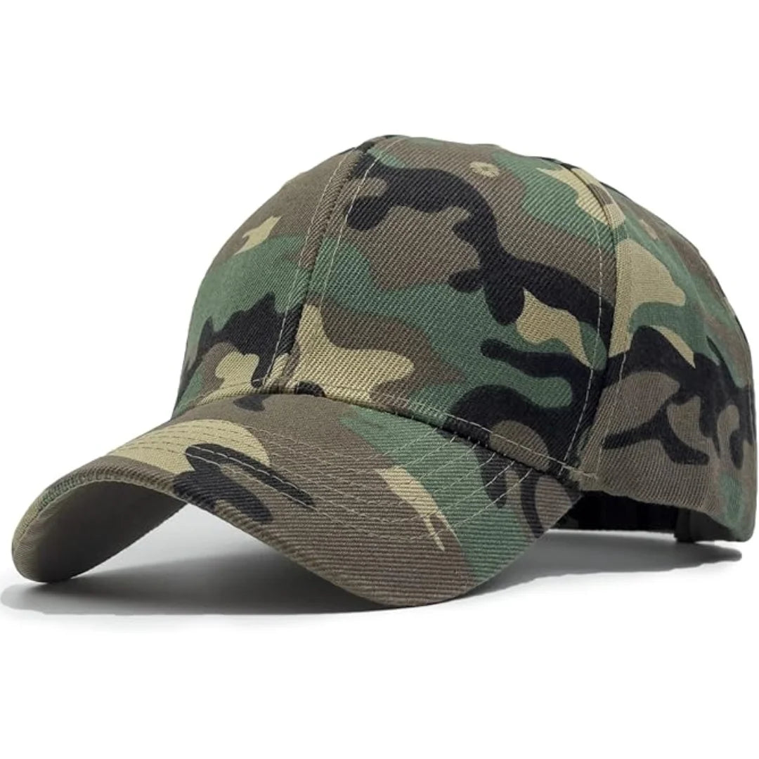 Baseball Cap Structured Crown Adjustable Closure Durable Fabric