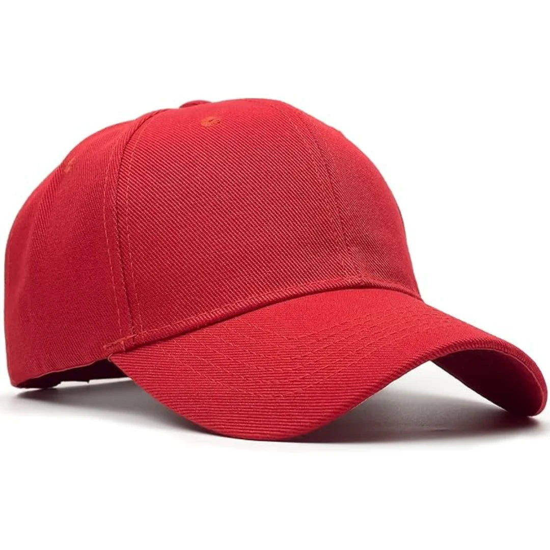 Baseball Cap Structured Crown Adjustable Closure Durable Fabric