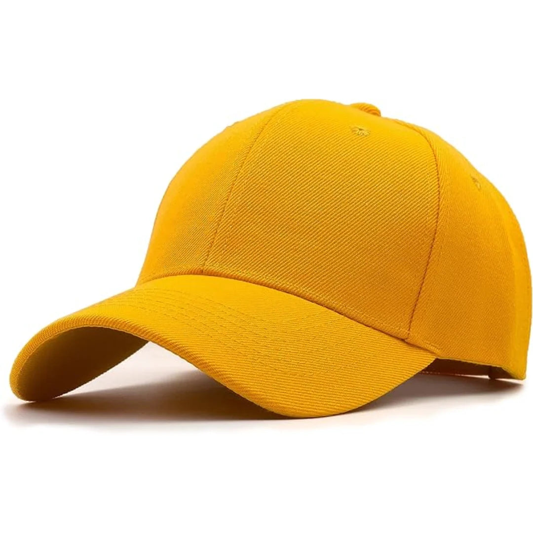 Baseball Cap Structured Crown Adjustable Closure Durable Fabric