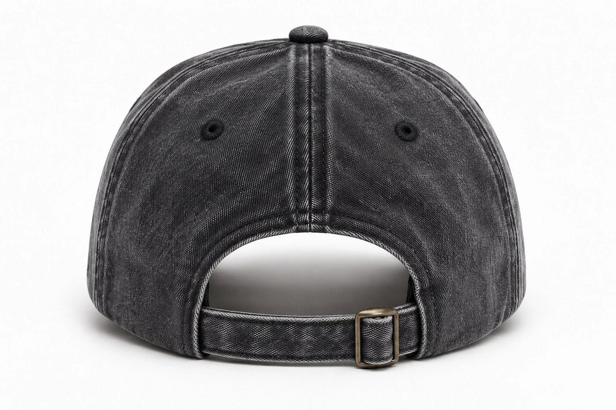 Baseball Cap Washed Cotton Twill Adjustable Jerusalem Cross Graphic