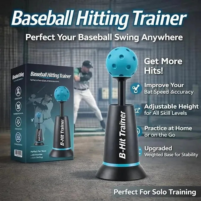 Baseball Swing Trainer Portable Weighted Base for Solo Practice