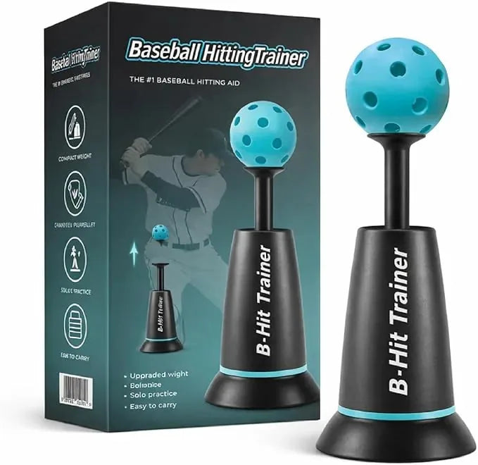 Baseball Swing Trainer Portable Weighted Base for Solo Practice