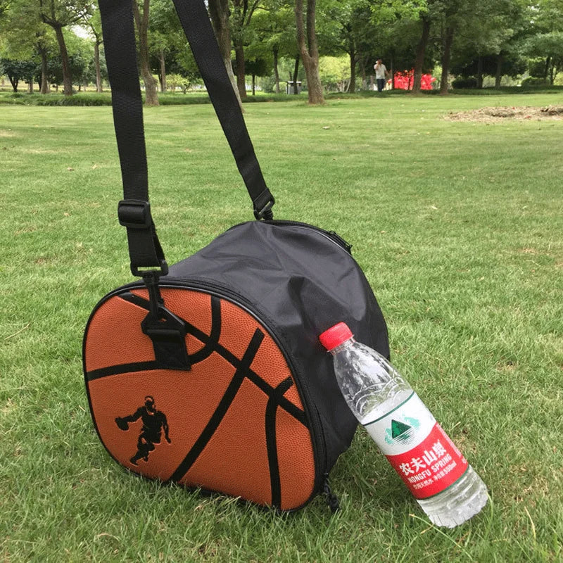 Basketball Equipment Bag Basketball-Shaped Abrasion-Resistant
