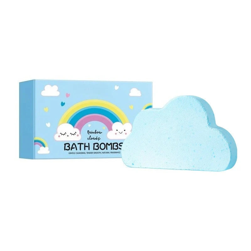 Bath Bomb Slow-Release Rainbow Color & Essential Oils