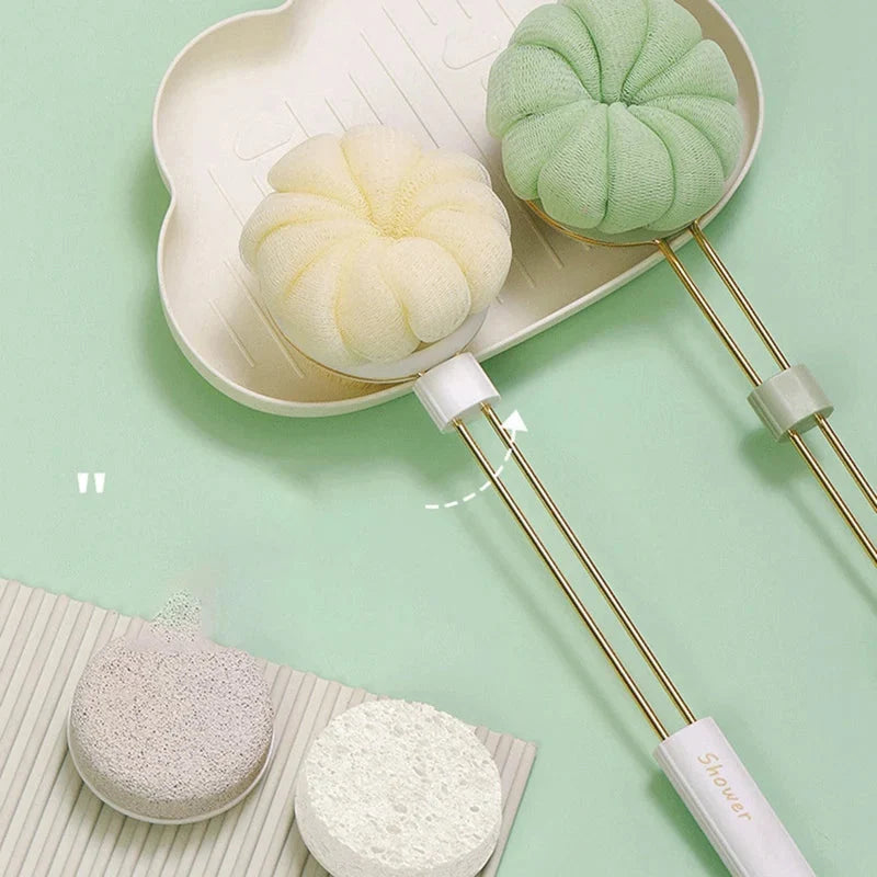 Bath Brush Long Handle Ultra-Soft Bristles for Exfoliating