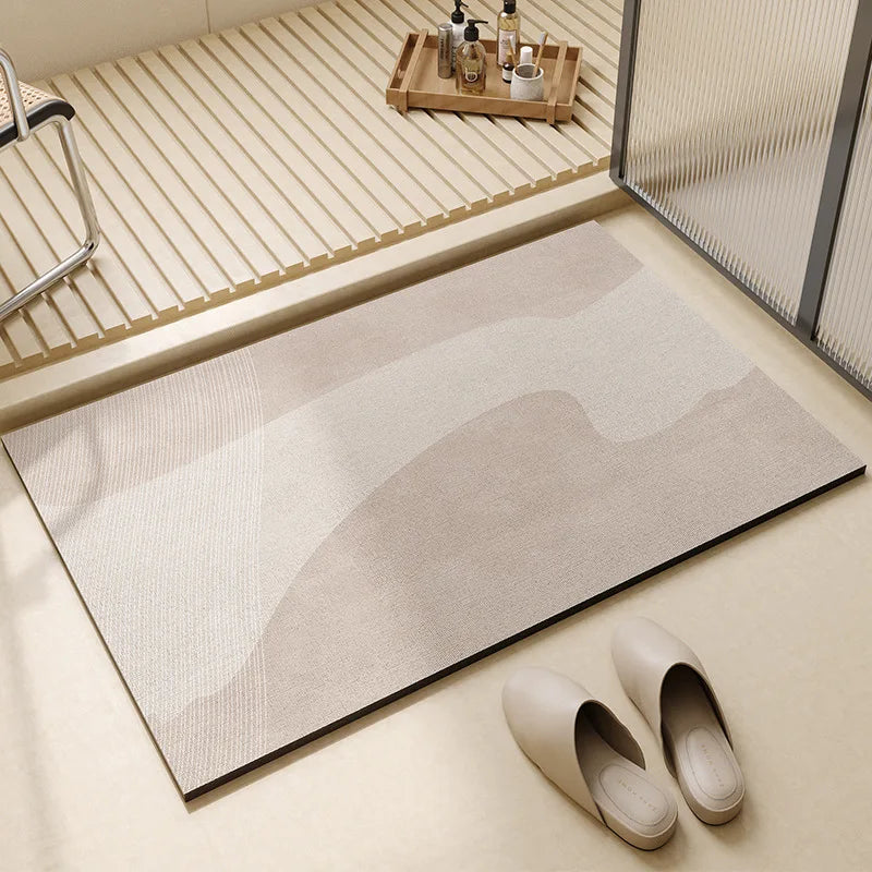 Bath Mat Absorbent & Quick-Dry Non-Slip Backing