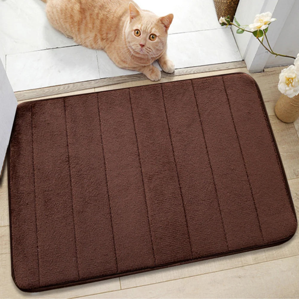 Bath Mat Deep Pile High Absorbency & Anti-Slip Backing