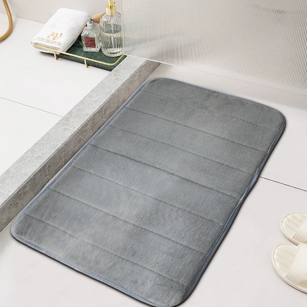 Bath Mat Deep Pile High Absorbency & Anti-Slip Backing