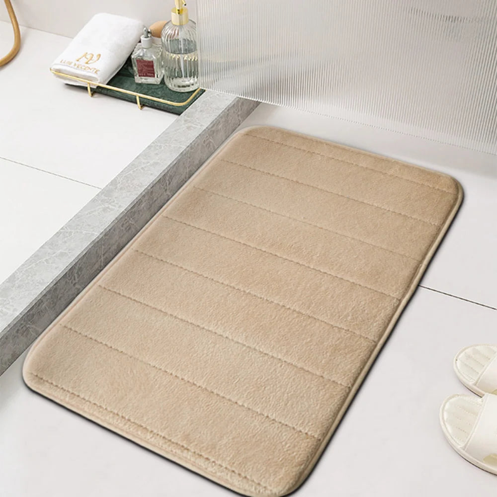 Bath Mat Deep Pile High Absorbency & Anti-Slip Backing