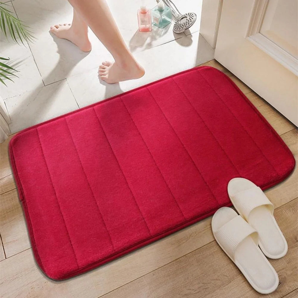 Bath Mat Deep Pile High Absorbency & Anti-Slip Backing
