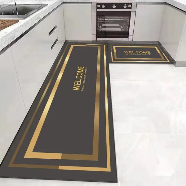 Bath Mat Microfiber Absorbent Non-Slip Backing