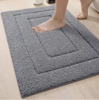 Bath Mat Microfiber Non-Slip Machine-Washable