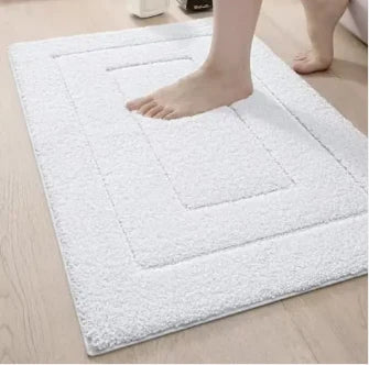 Bath Mat Microfiber Non-Slip Machine-Washable