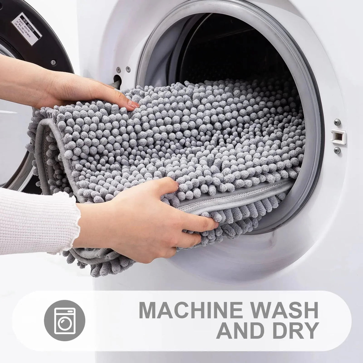 Bath Mat Plush Absorbent Non-Slip Backing