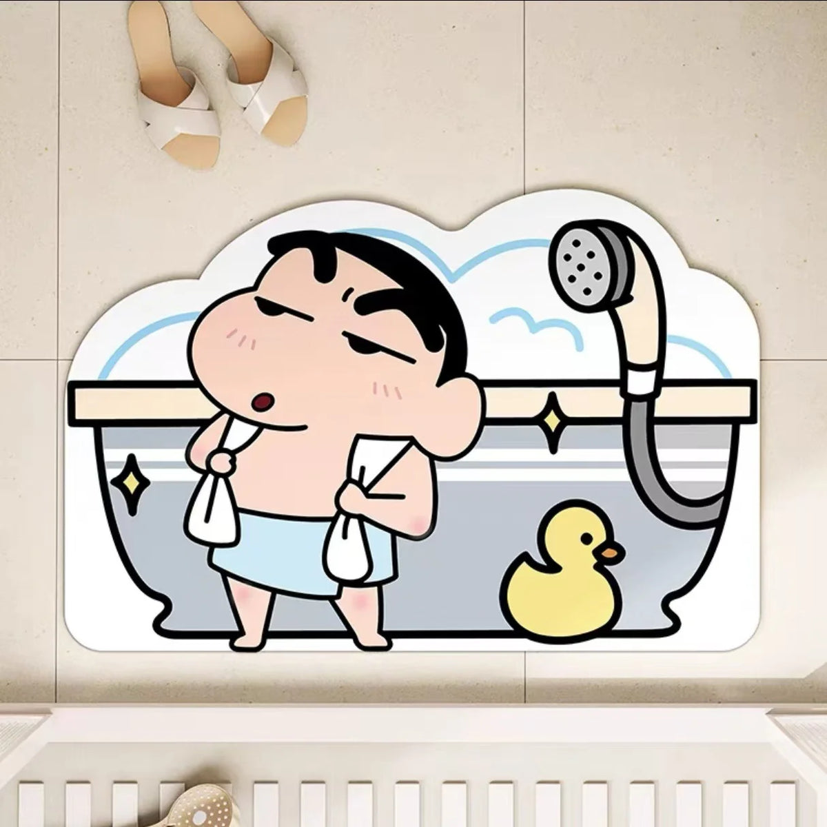 Bath Mat Plush Absorbent Non-Slip Machine Washable