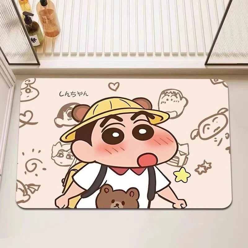 Bath Mat Plush Absorbent Non-Slip Machine Washable
