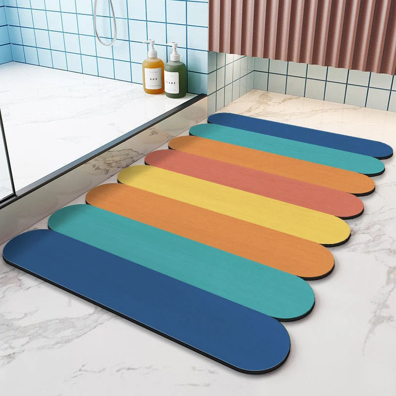 Bath Mat Plush Absorbent Non-Slip Machine Washable