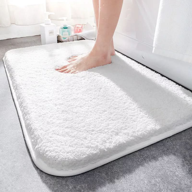 Bath Mat Plush Microfiber Absorbent Non-Slip Backing