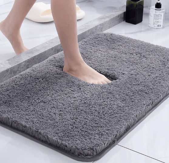 Bath Mat Plush Microfiber Absorbent Non-Slip Backing