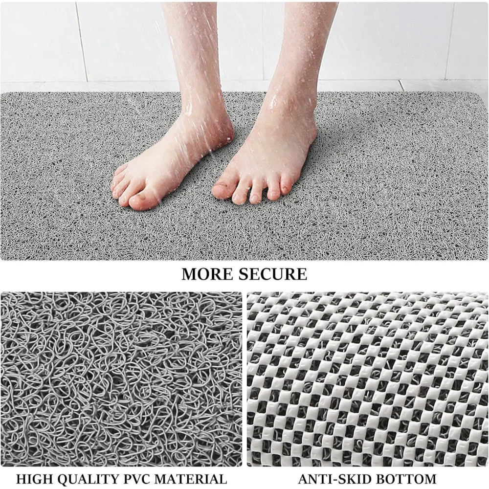Bath Mat Quick-Drying Non-Slip Backing Soft & Warm