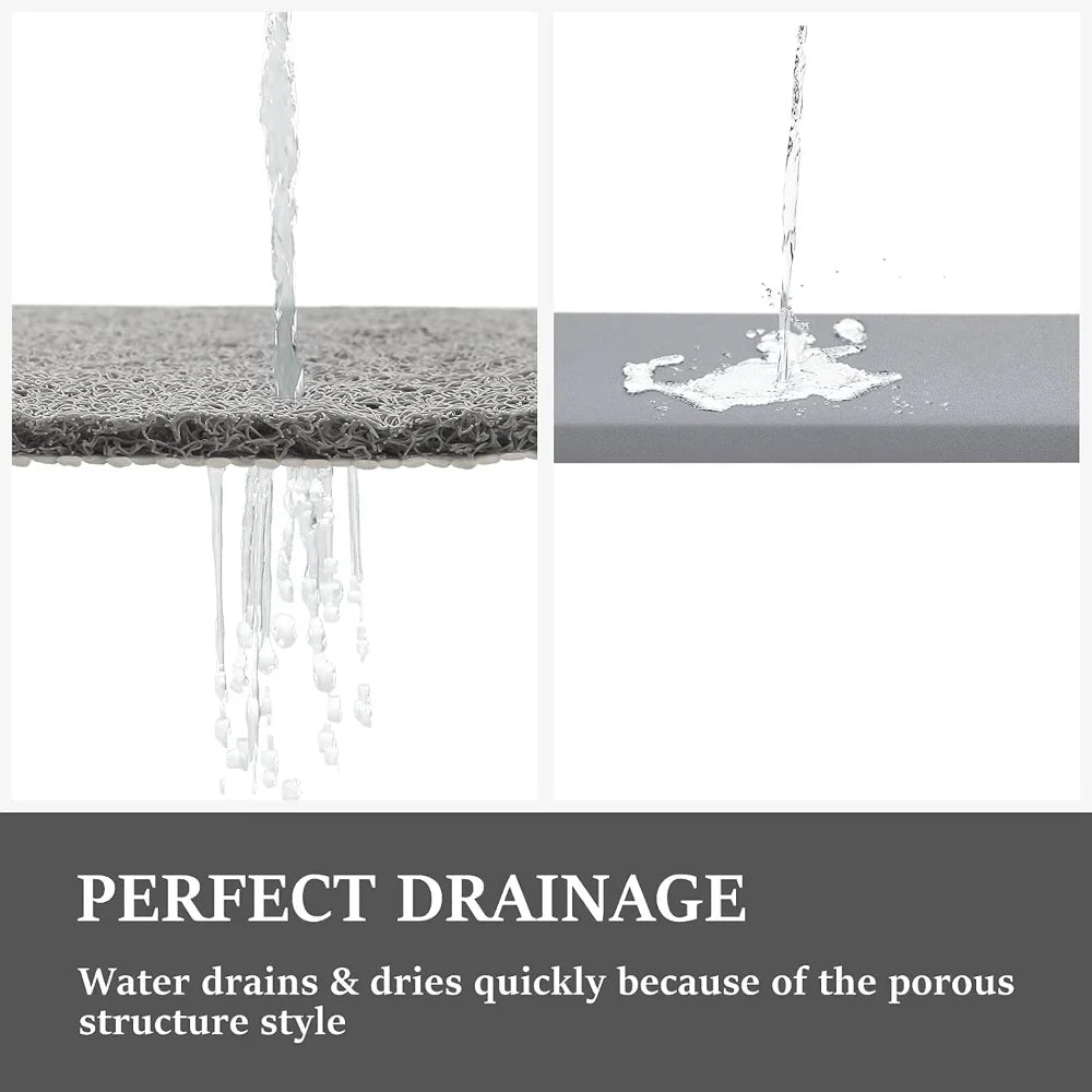 Bath Mat Quick-Drying Non-Slip Backing Soft & Warm
