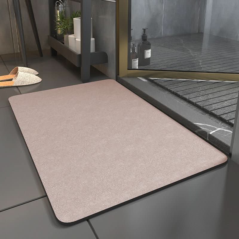Bath Mat Quick-Drying Polyester Non-Slip Underside