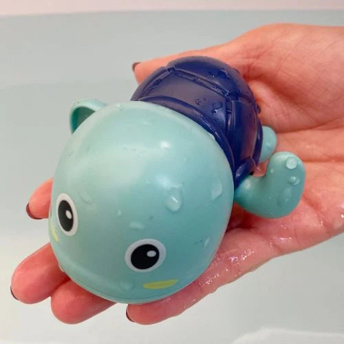 Bath Toy Wind Up Floating Turtle Sealed Bottom