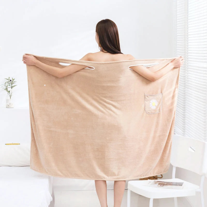 Bathrobe Dress Soft Microfiber Highly Absorbent