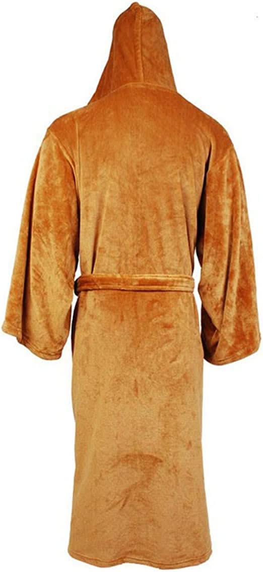 Bathrobe Flannel Hooded Absorbent Quick-Drying Extra-Long