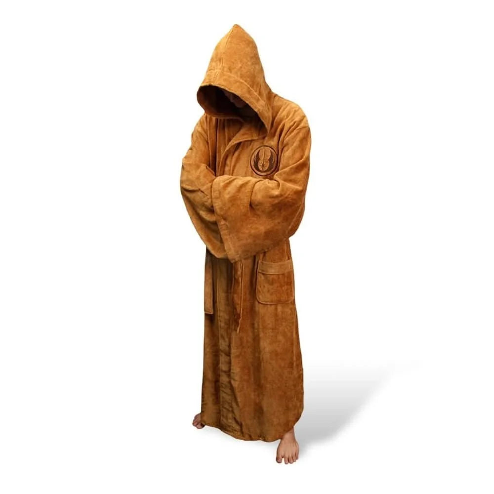 Bathrobe Flannel Hooded Absorbent Quick-Drying Extra-Long