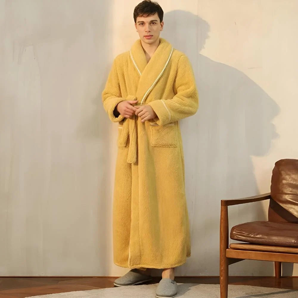 Bathrobe Soft Fleece Cozy Warmth in Pastel Colors