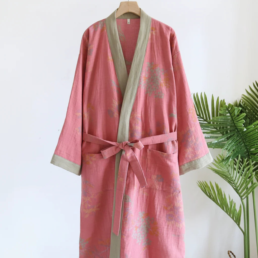 Bathrobe Waffle Weave Quick-Dry & Packable