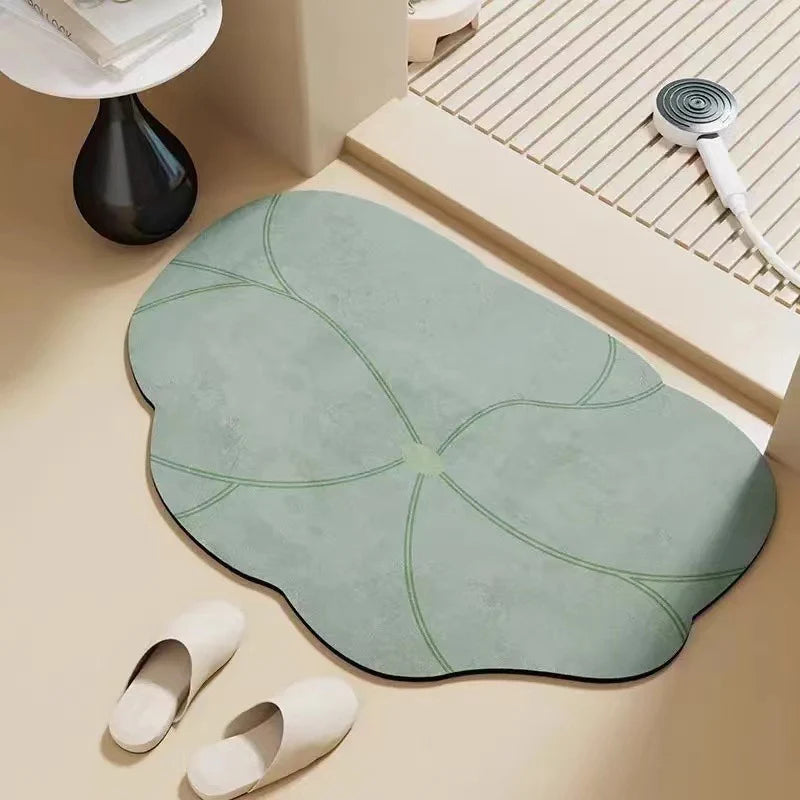 Bathroom Mat Plush Non-Slip Machine Washable