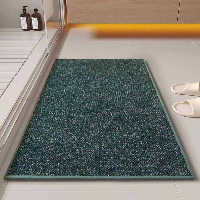 Bathroom Mat Plush Textured Non-Slip Machine-Washable